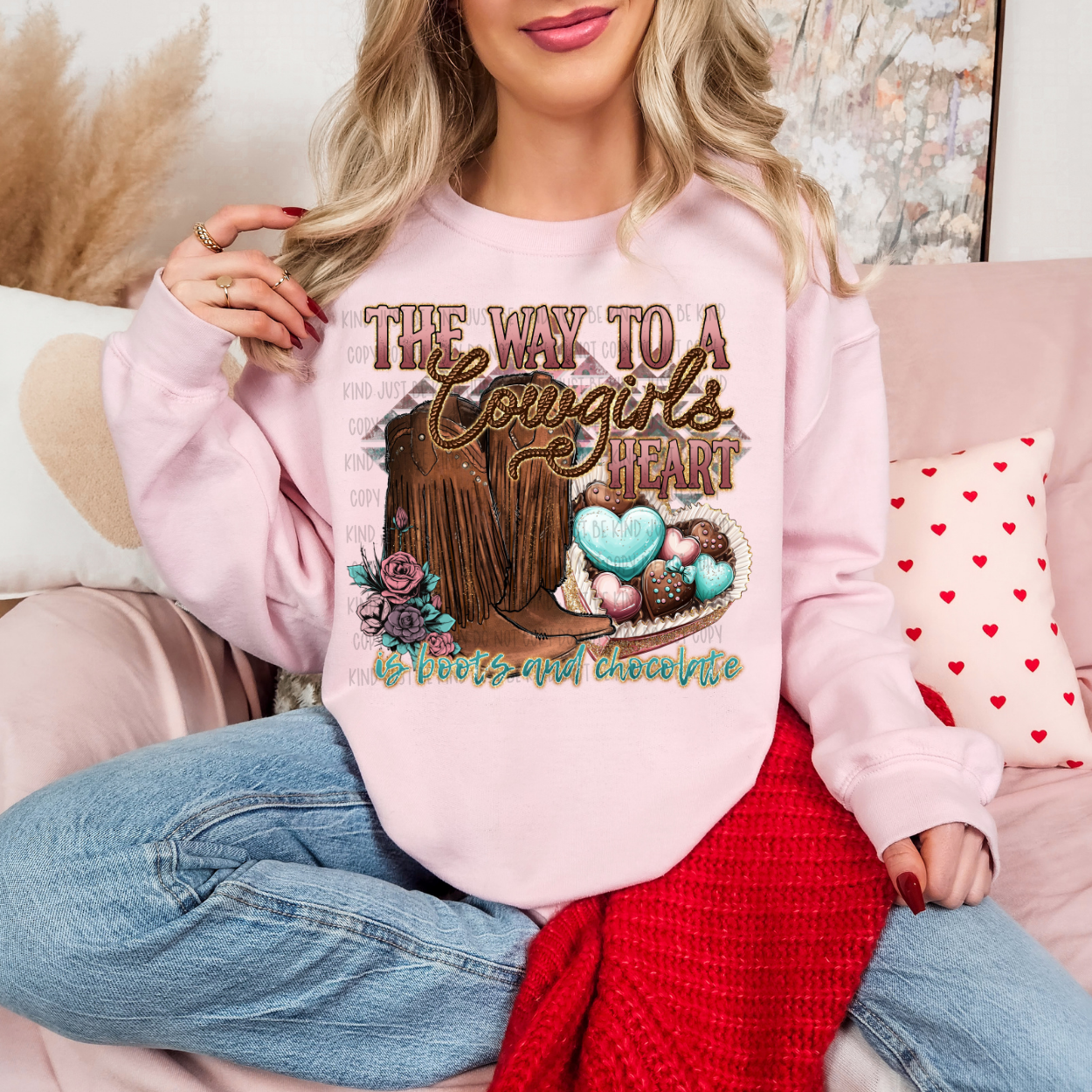 The Way To A Cowgirl’s Heart DTF Print