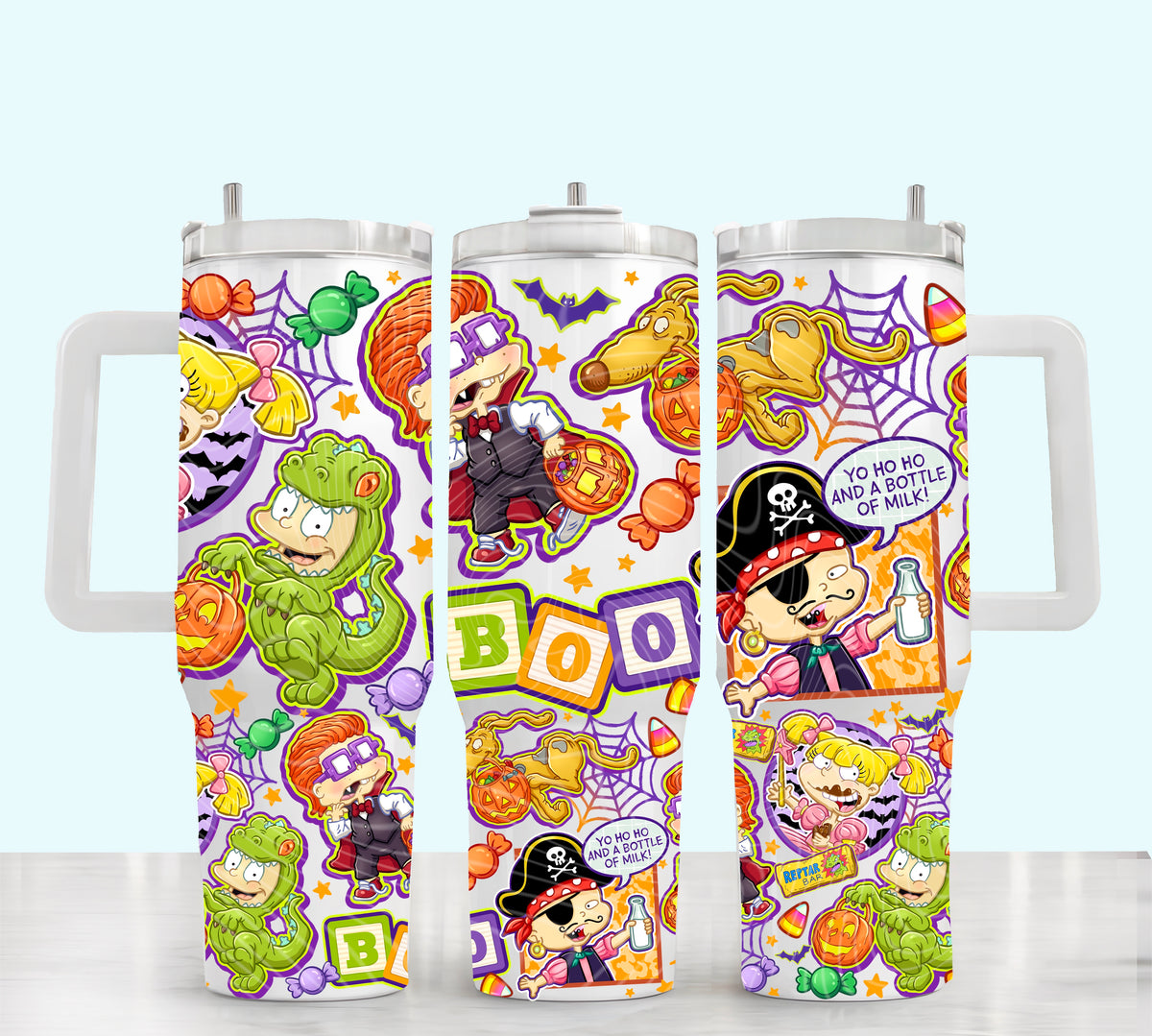 Rugrat’s Halloween 40 oz Tumbler Prints