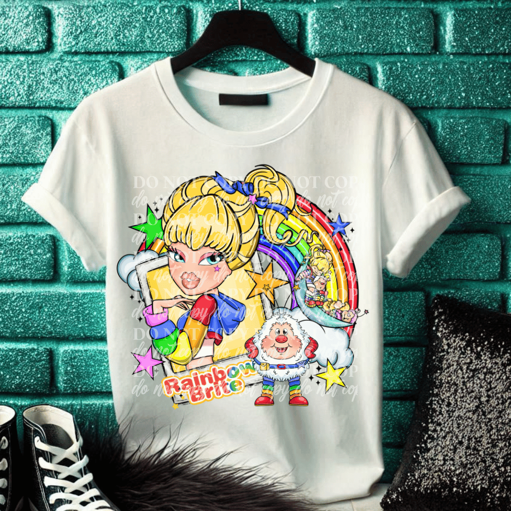 Rainbow Brat DTF Print
