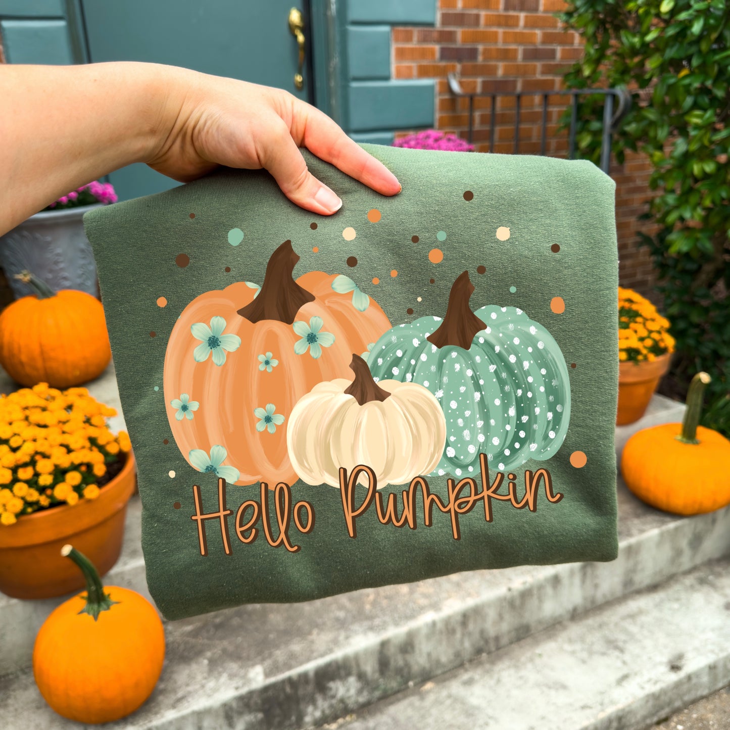 Hello Pumpkin DTF Print