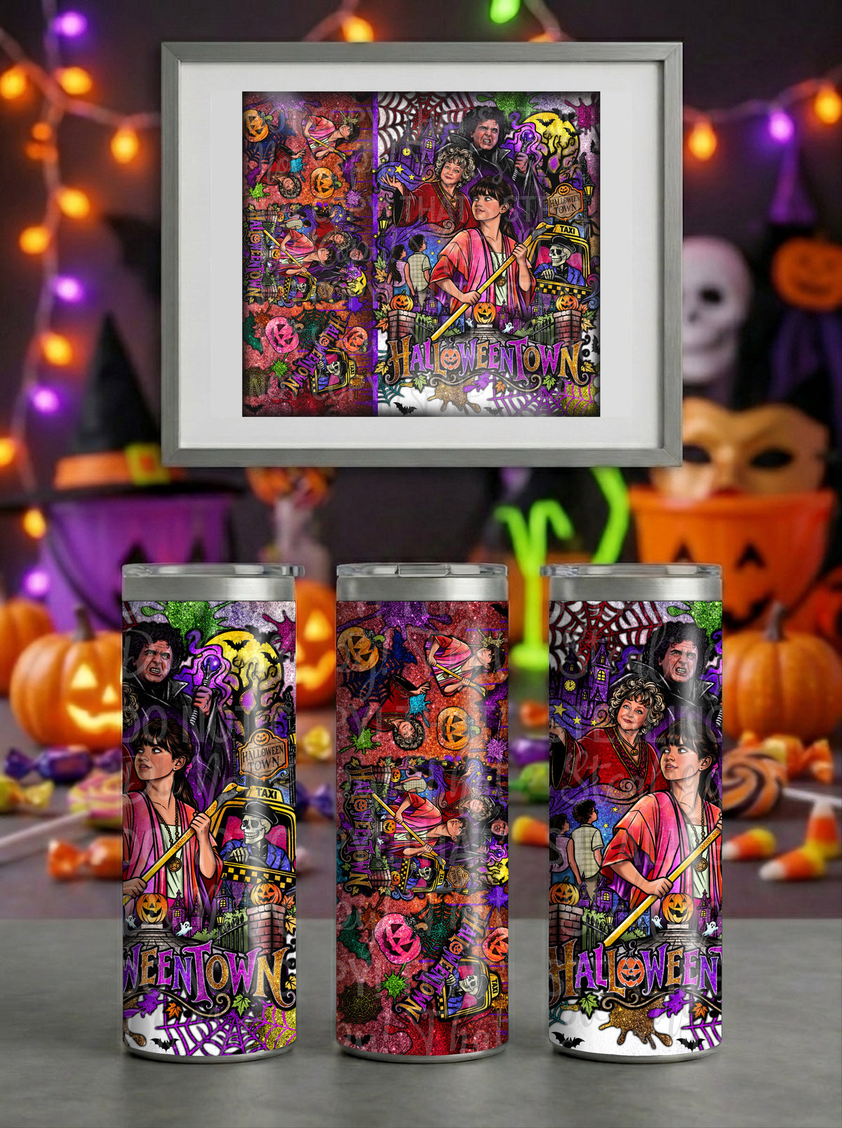 HalloweenTown Tumbler Wrap