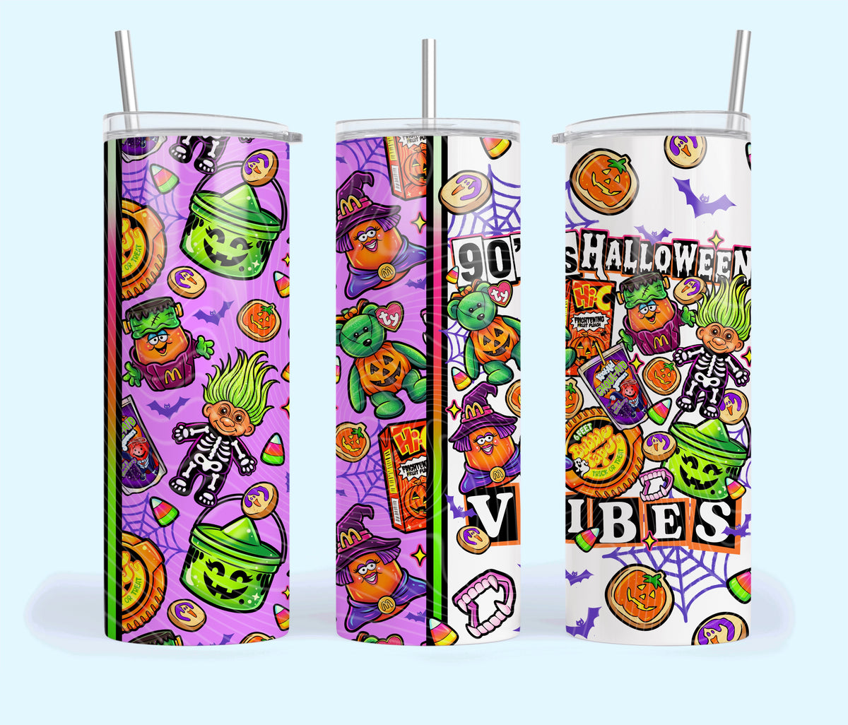 90’s Halloween Vibes Tumbler Wrap