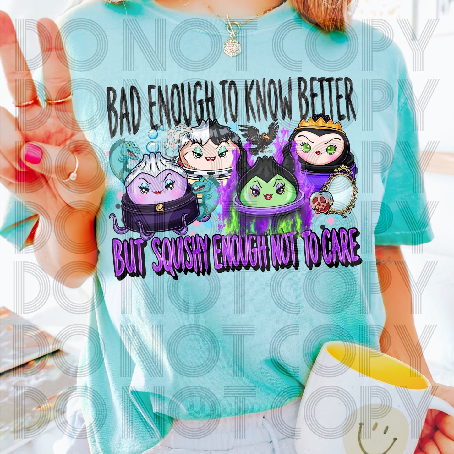 Squishy Enough Not To Care DTF Print