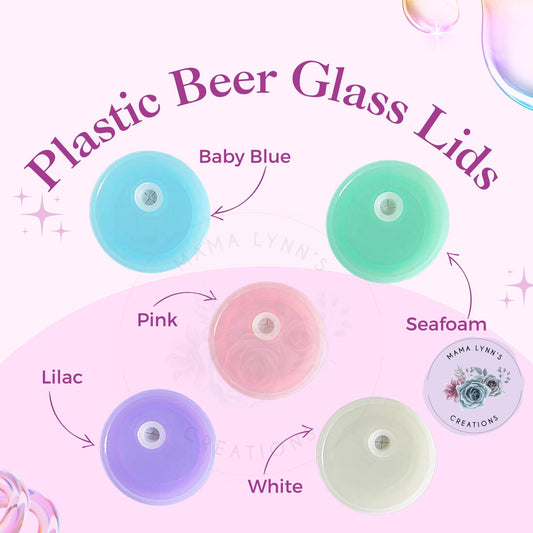 Plastic Lids for Beer glass tumblers