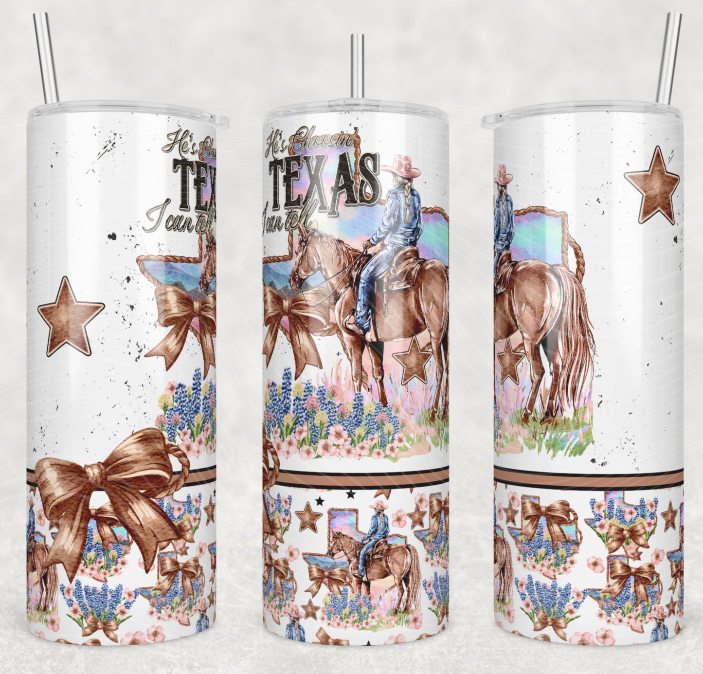 He’s Choosin’ Texas Tumbler Wrap