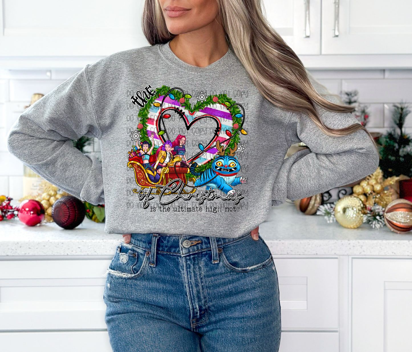 The Heart Of Christmas Is The Ultimate High Note DTF Print