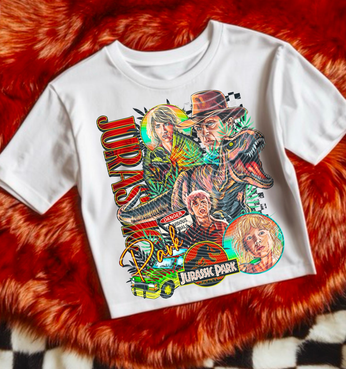Dino Park DTF Print