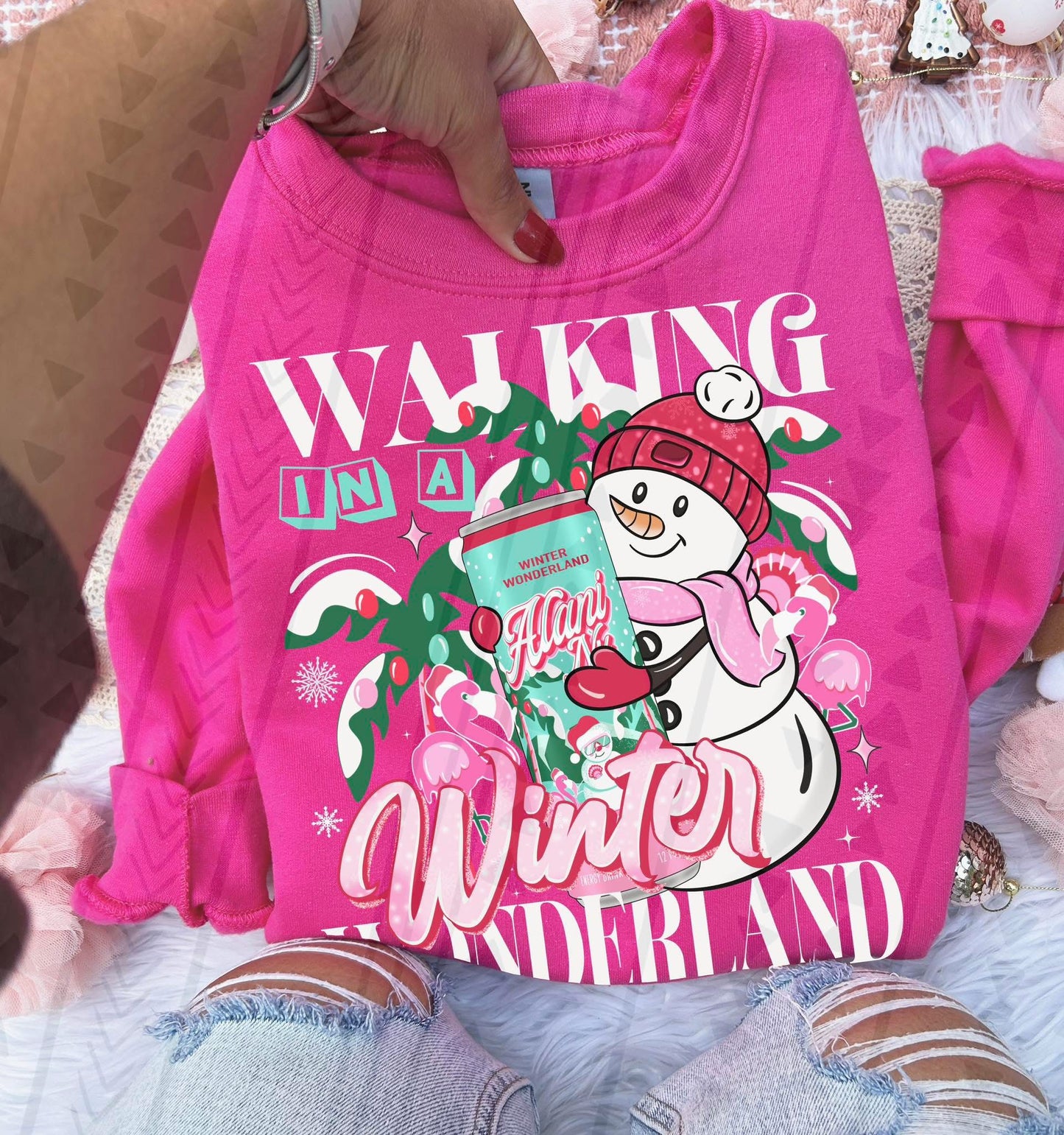 Walking In A Winter Wonderland DTF Print