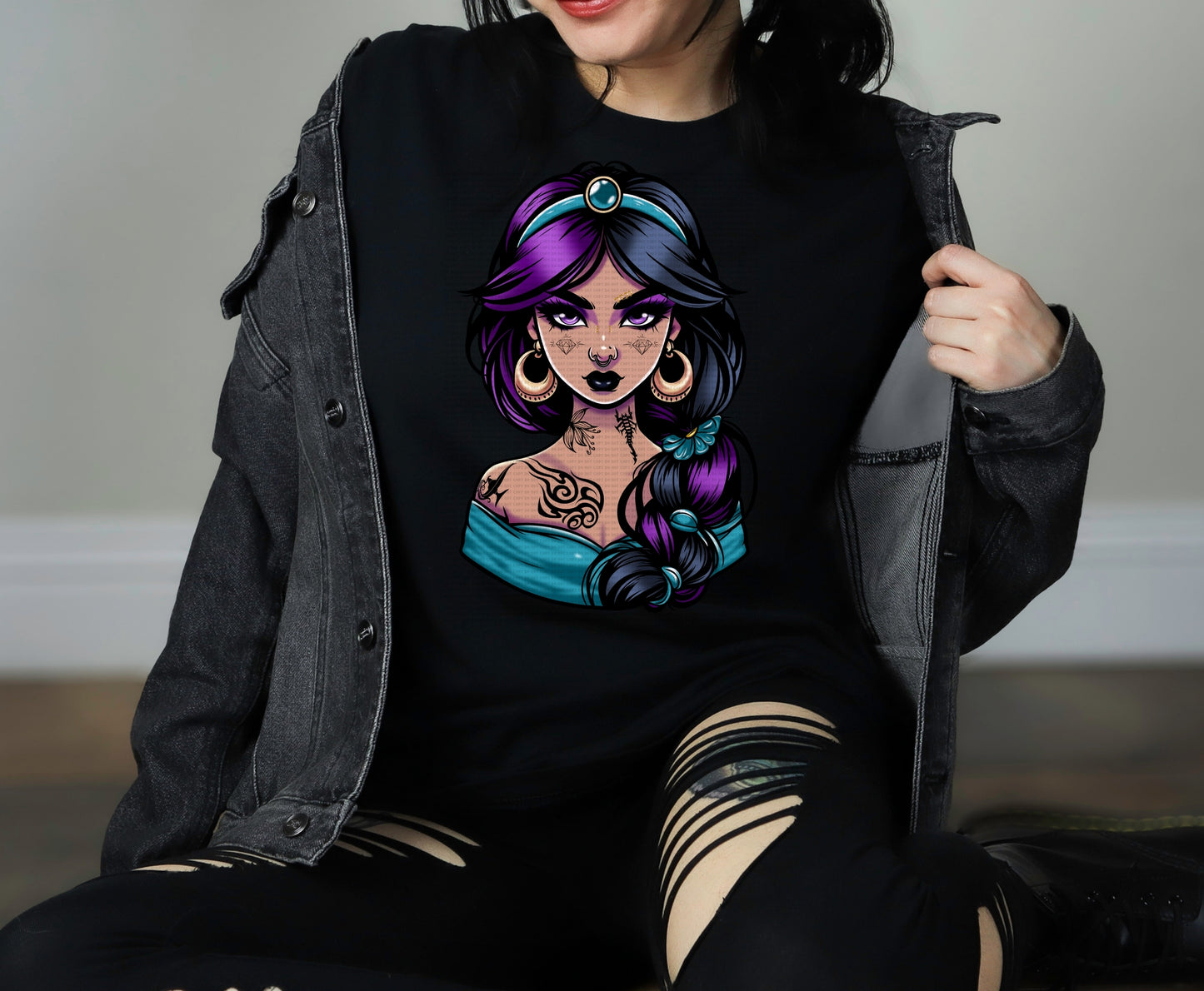 Purple Dark Princess Jas DTF