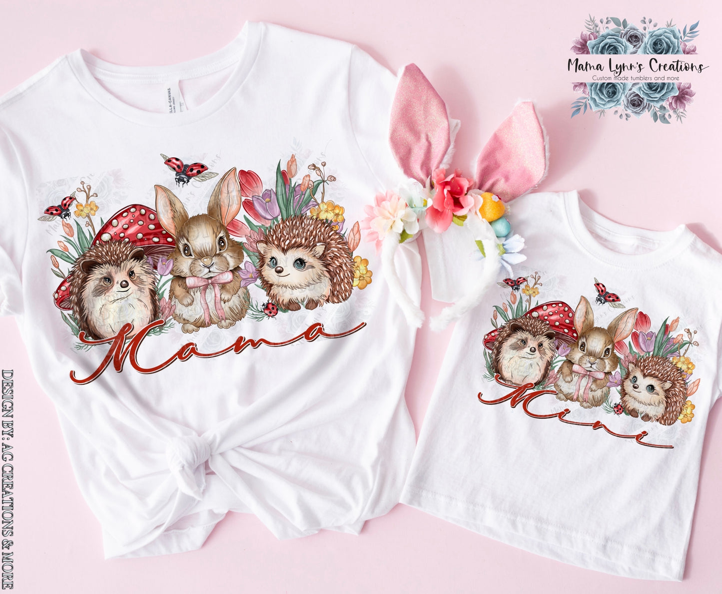 Mama and Mini Spring Friends DTF Print