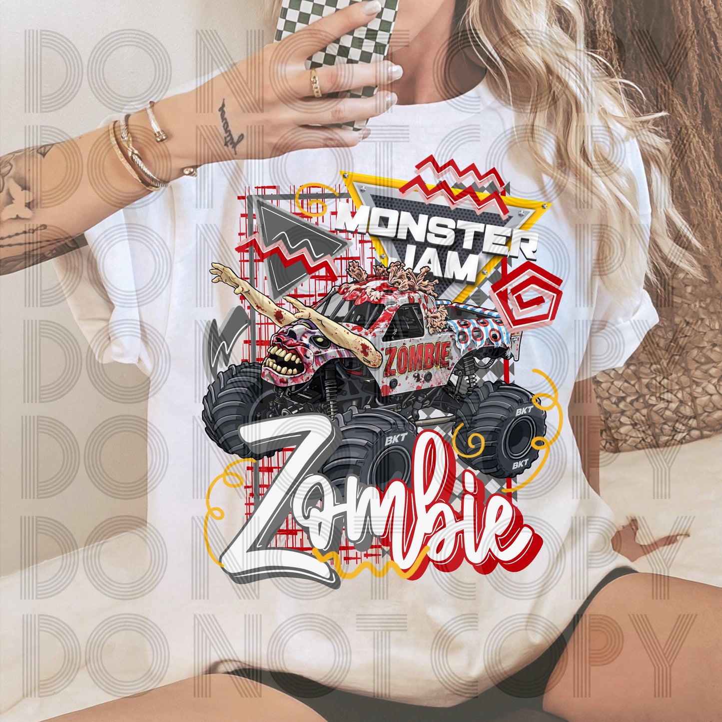 Retro Style MJ Zombie DTF Prints