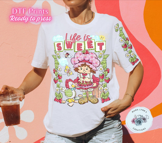 Life Is SWEET DTF Print