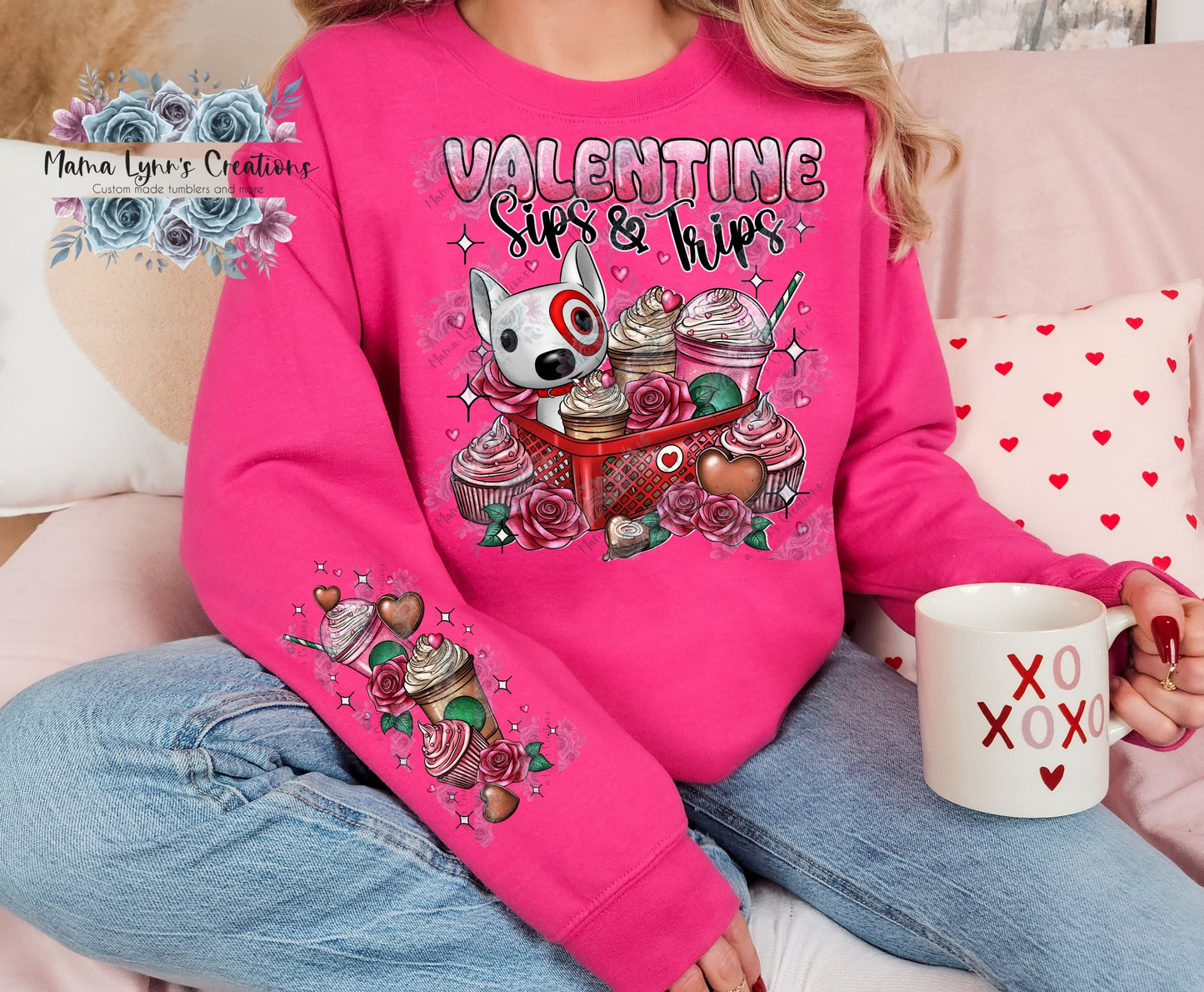 Sips N Trips Valentine Htv Transfer