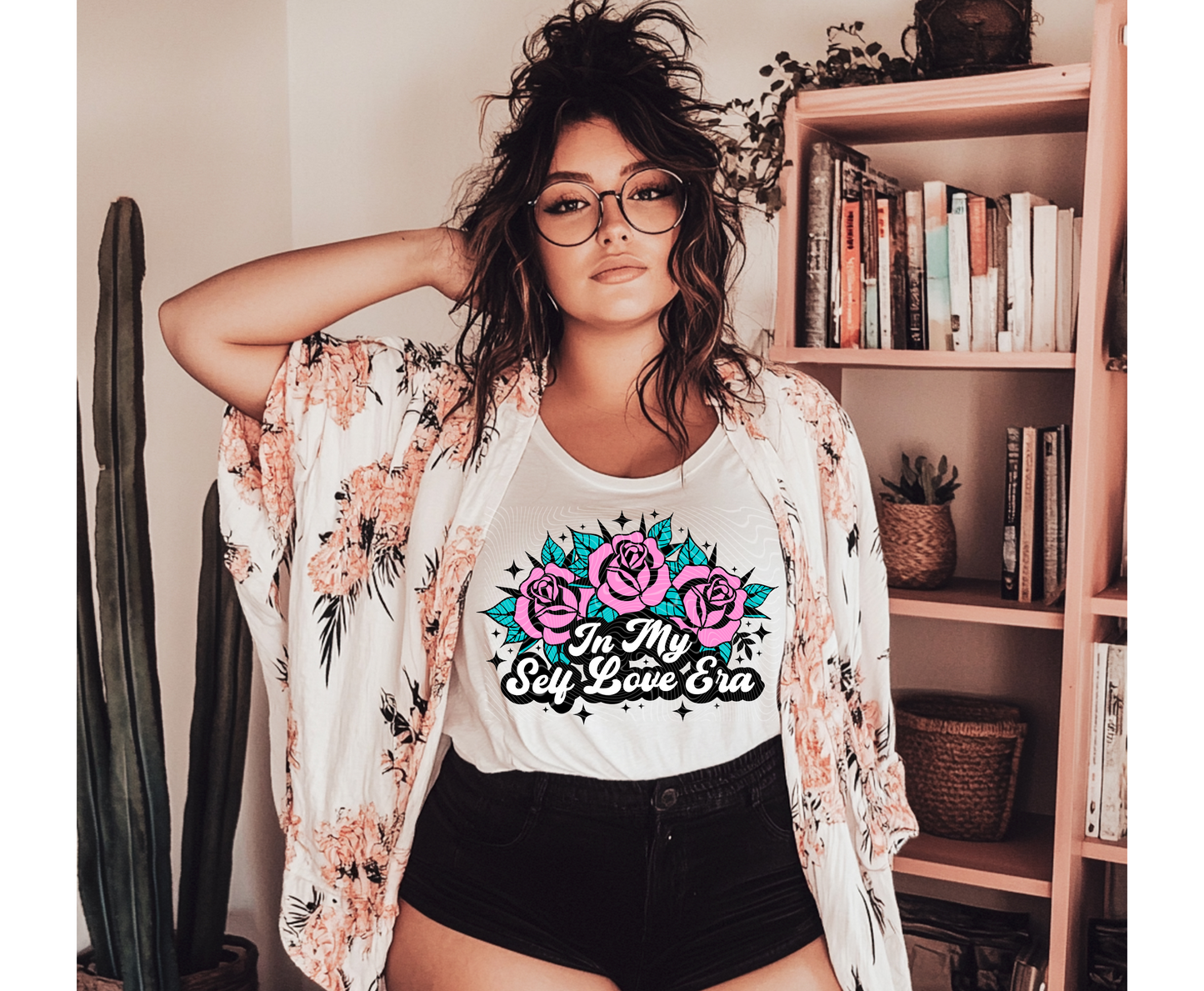 In My Self Love Era (Black & Pink) DTF Print