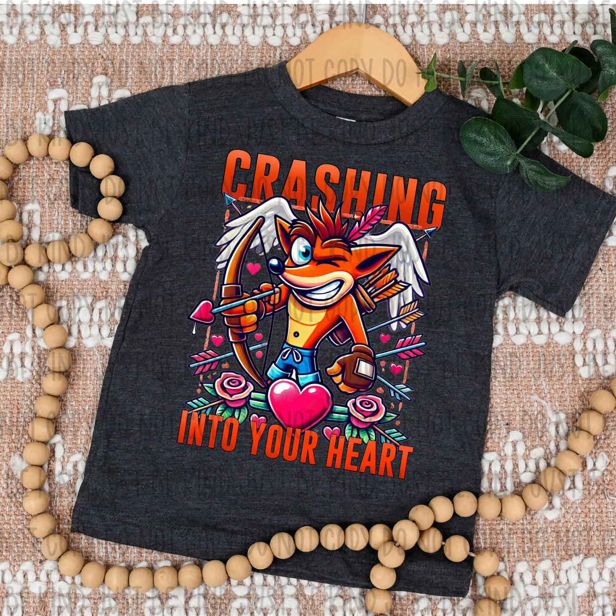 Crashing Into Your Heart DTF Print