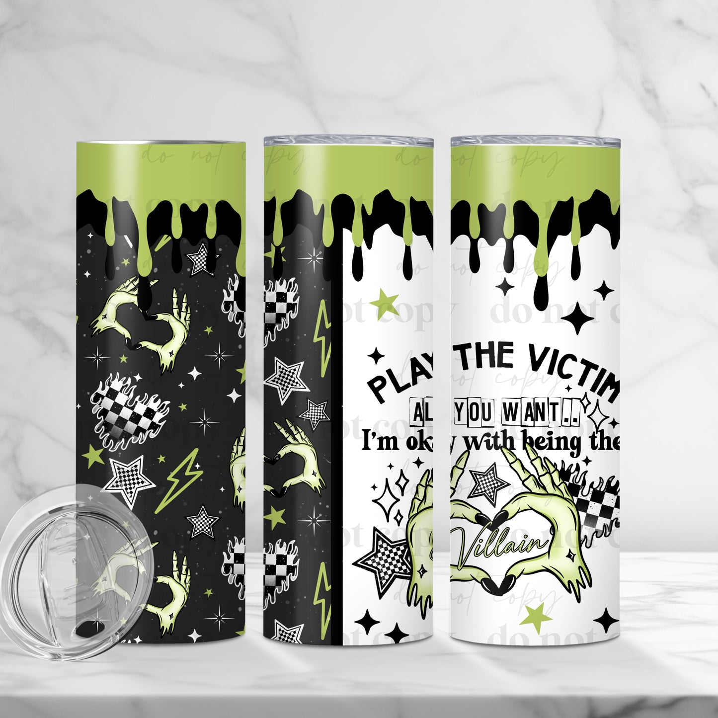 I’m Okay With Being The Villain Tumbler Wrap