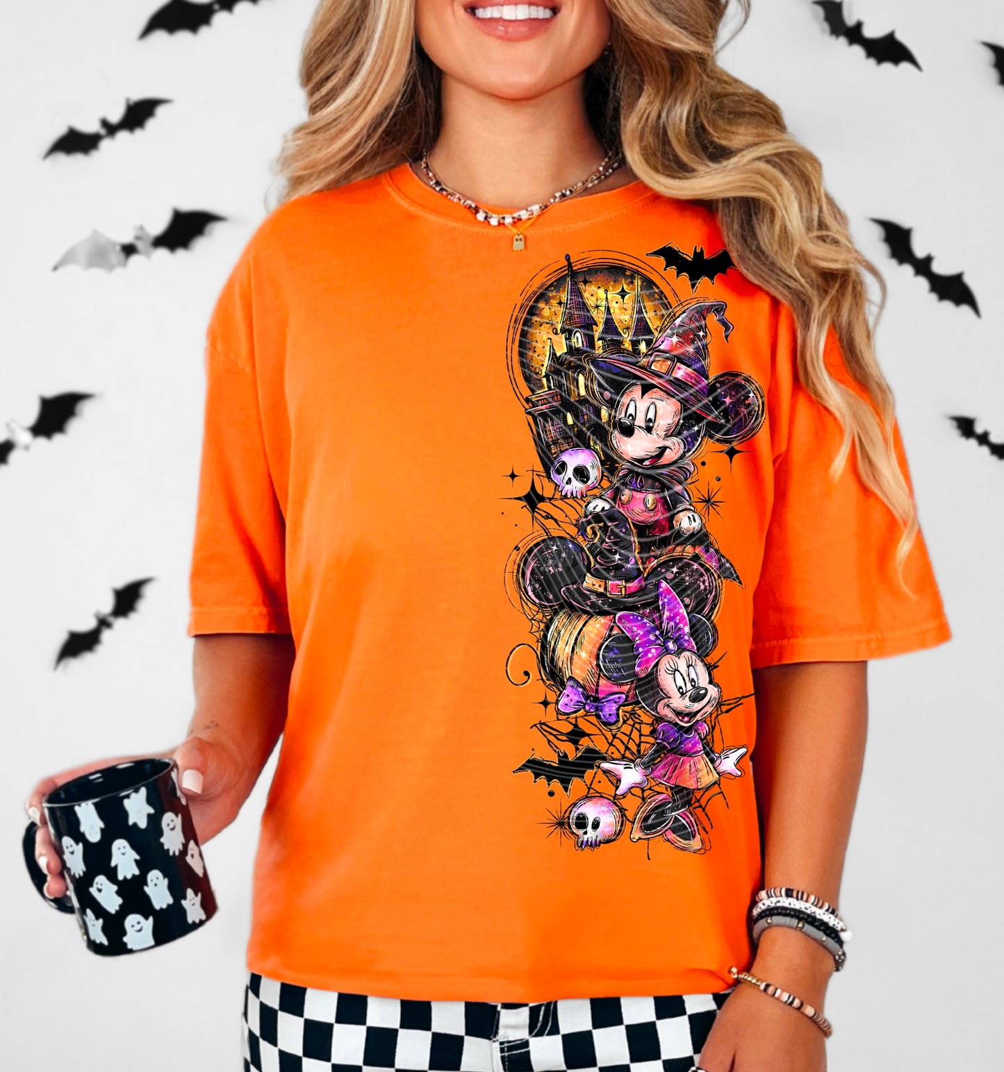(Sleeve Design Only) Halloween Mouse Friends DTF Prints