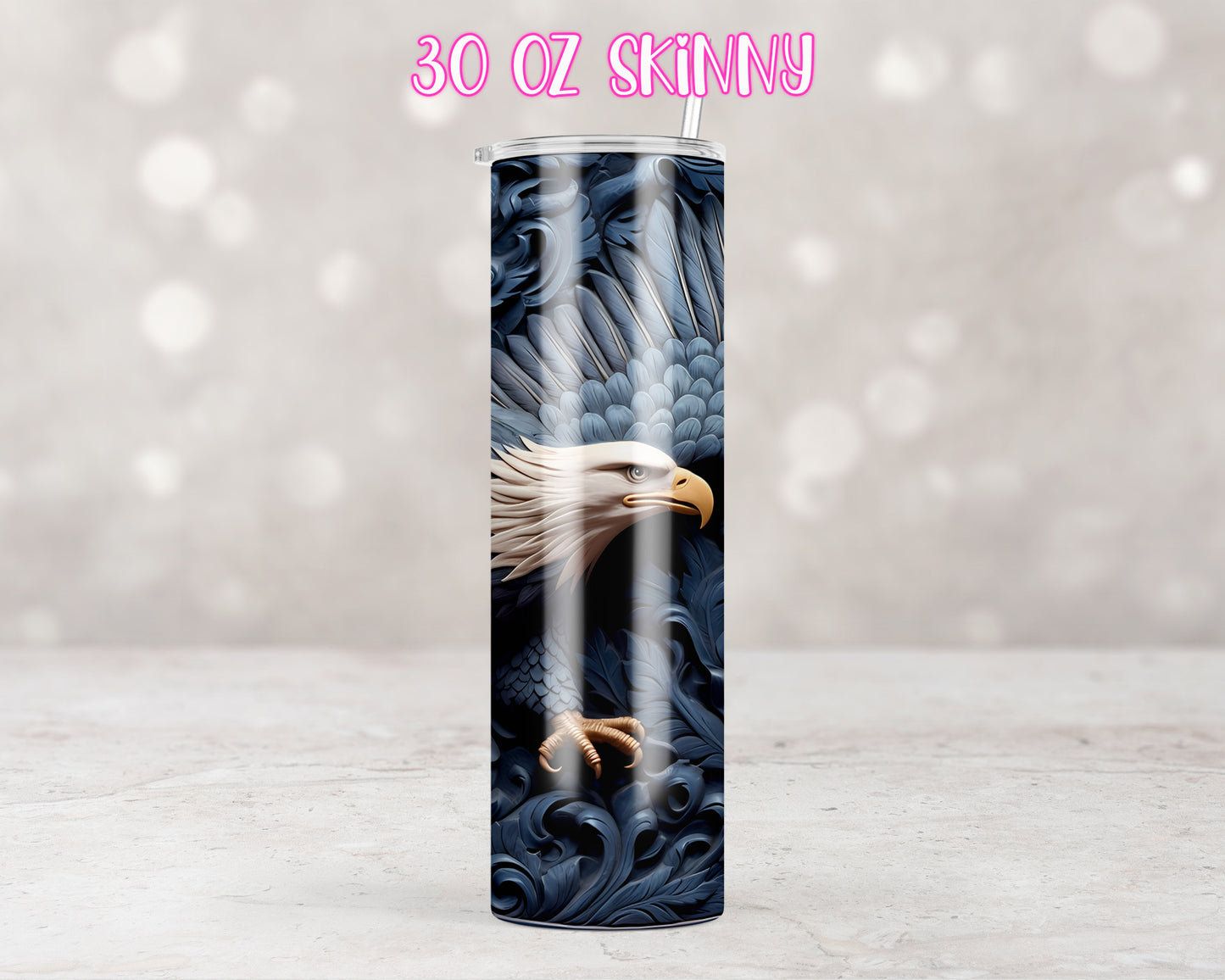 3D Flying Eagle Design Transfers