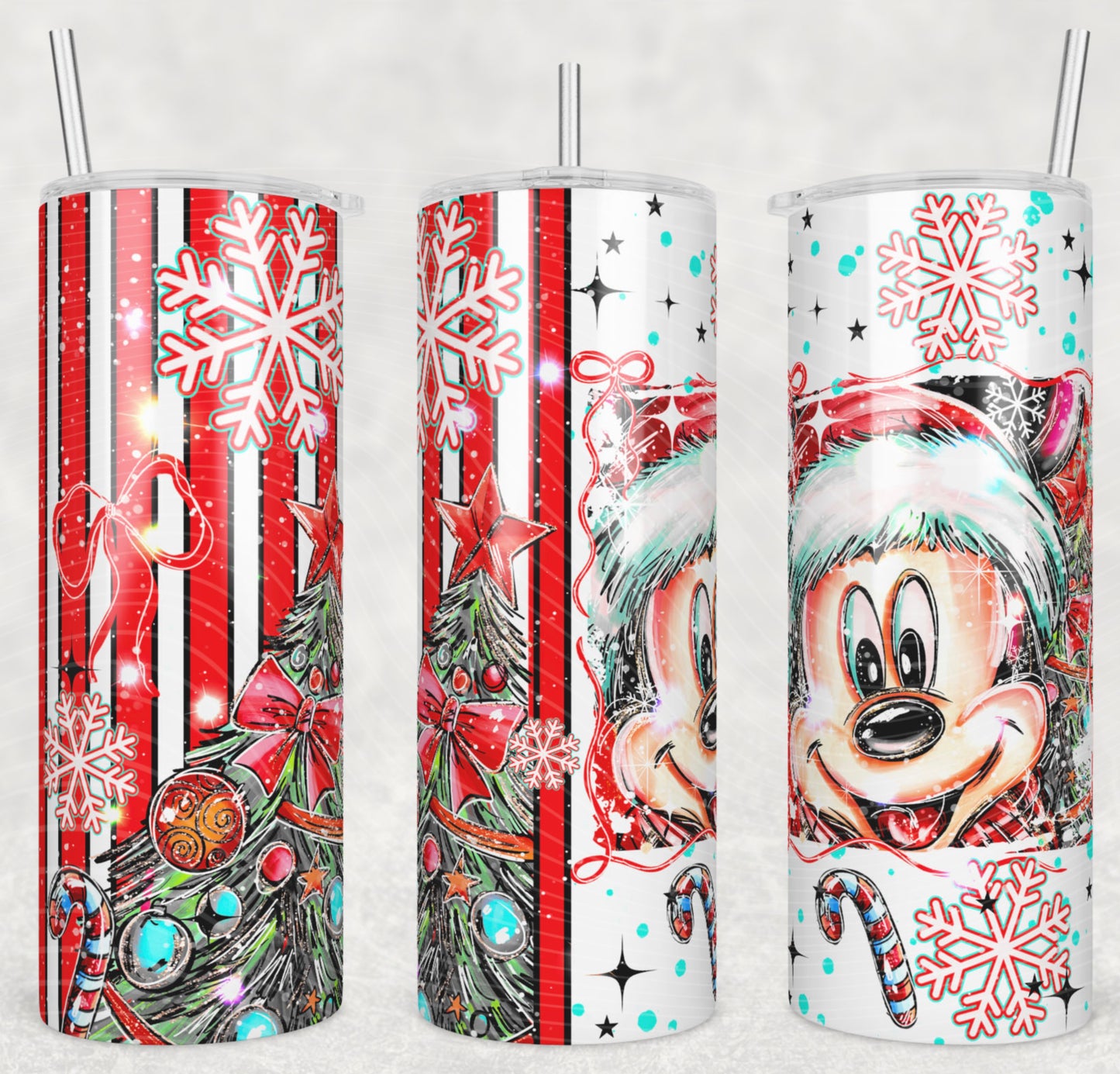 Christmas Mouse Tumbler Wrap