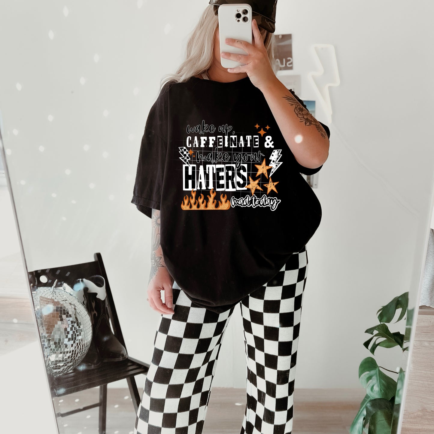 Caffeinate & Make Your Haters Mad Today DTF Prints