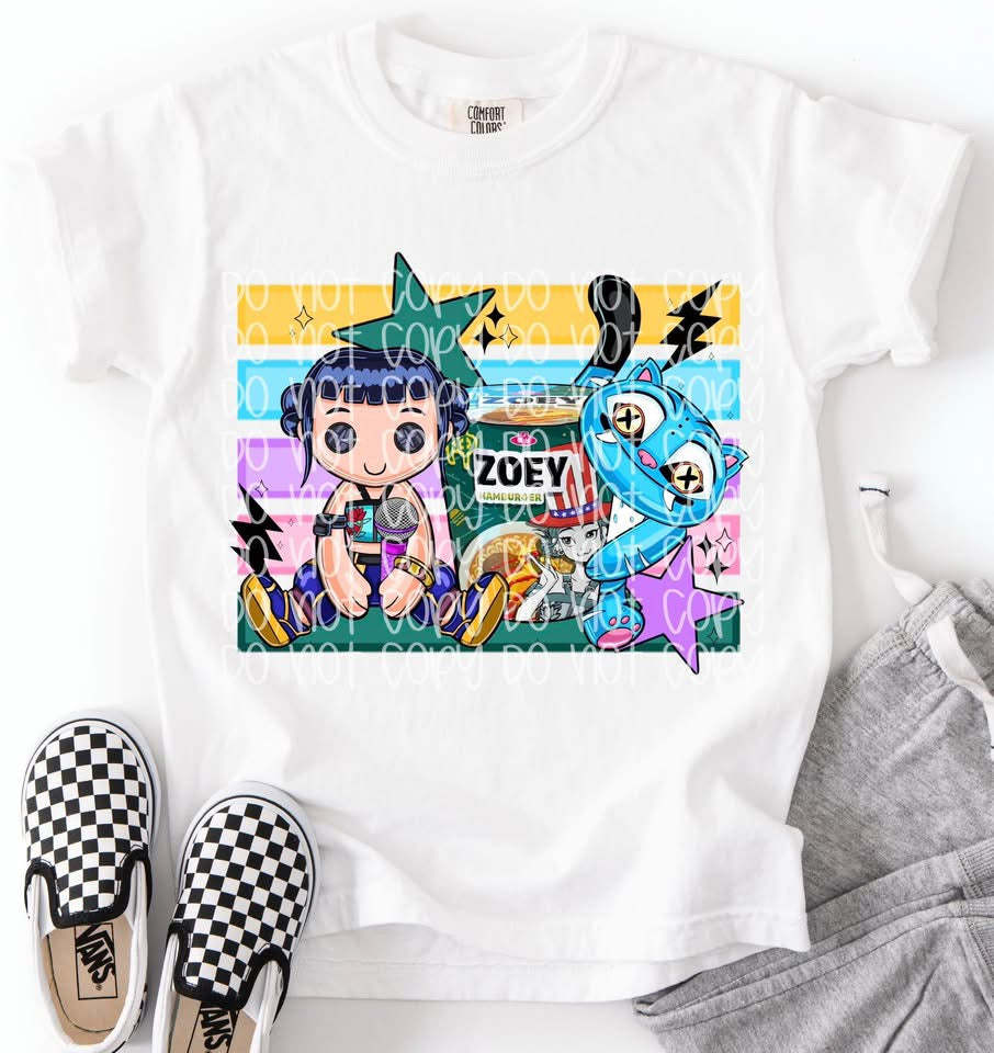 K-pop Zoey Ramen DTF Prints