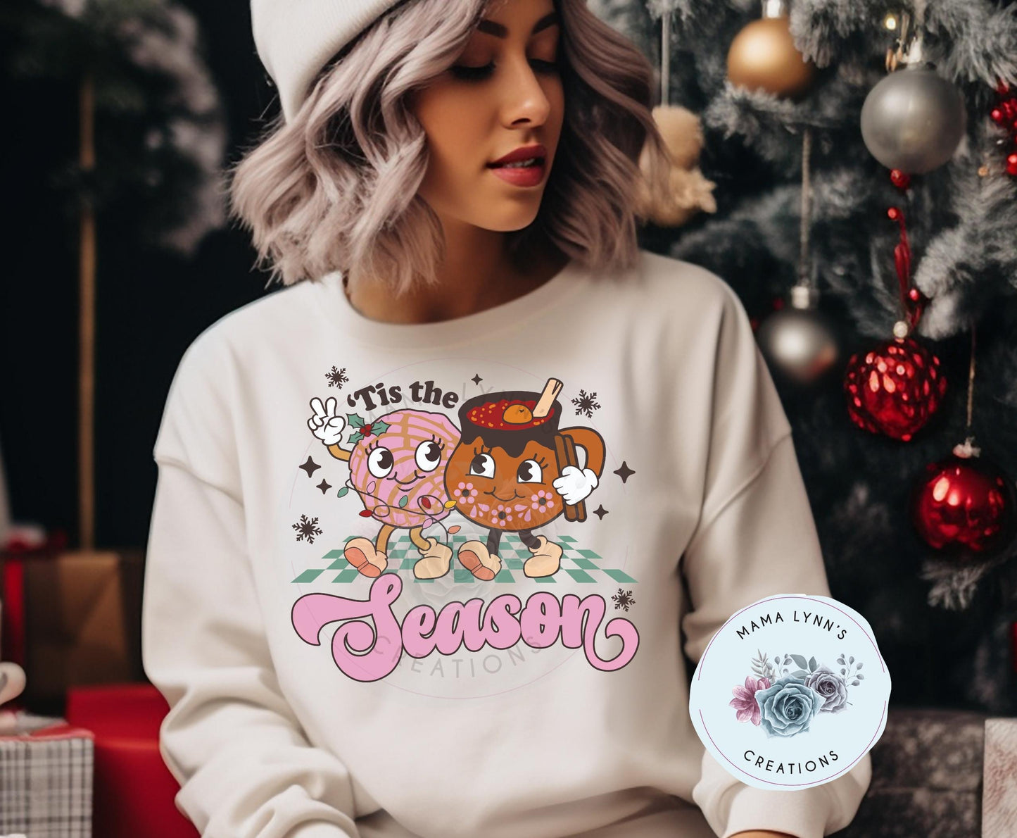 Tis The Season Concha and Champurrado DTF Prints