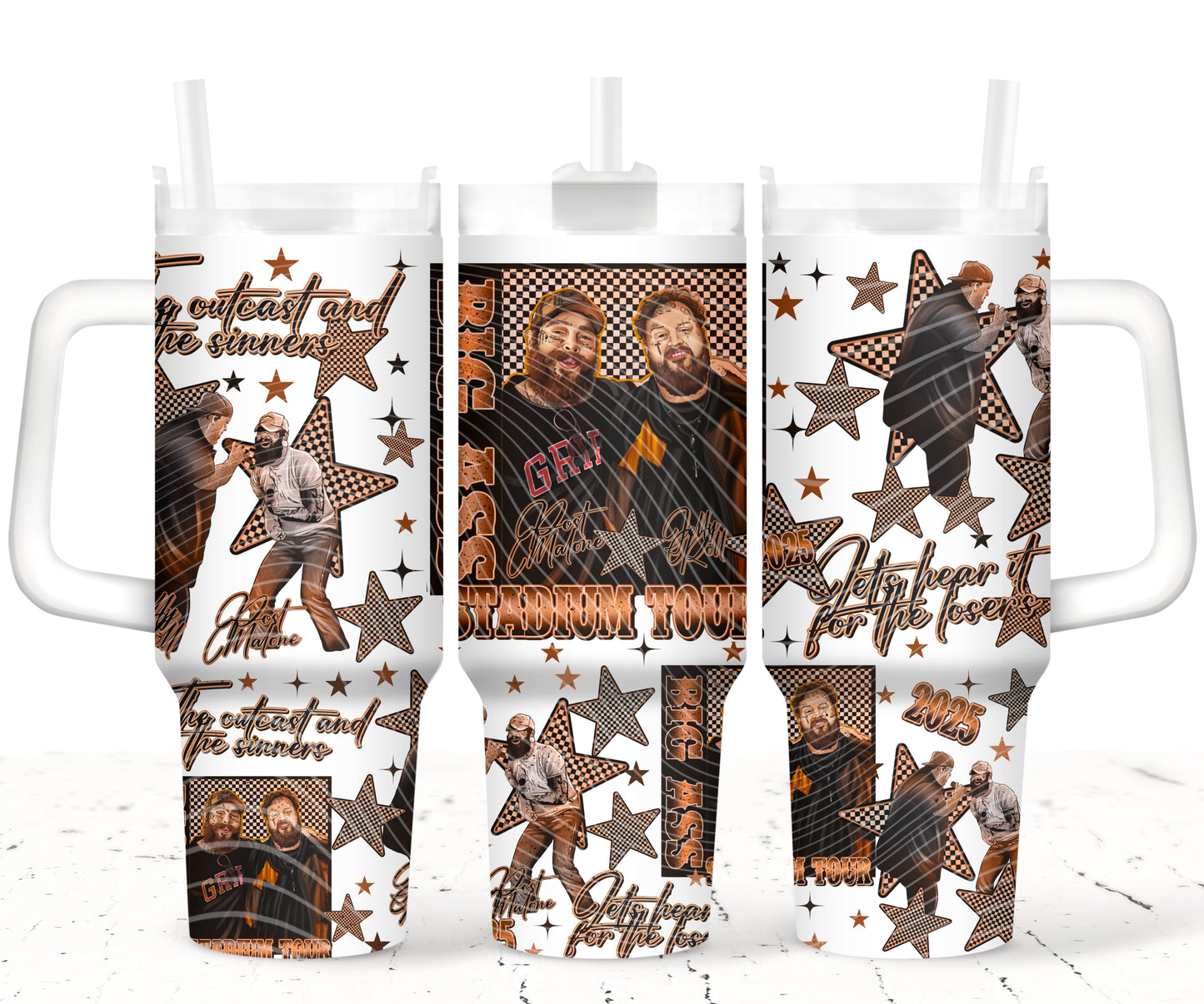 Big Ass Stadium Tour Post Jelly 40 ozTumbler Prints