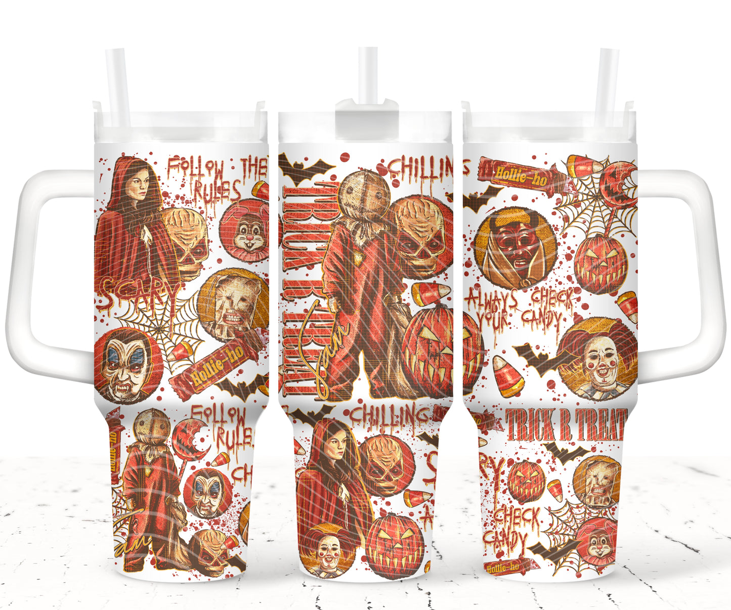 Trick Or Treat Sam 40 oz Tumbler Prints
