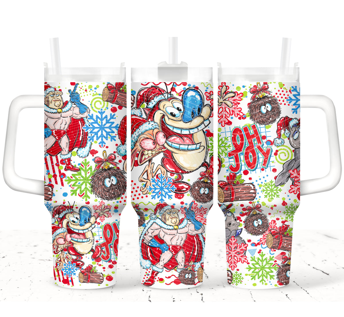 Oh Joy 90’s Christmas 40 oz Tumbler Prints