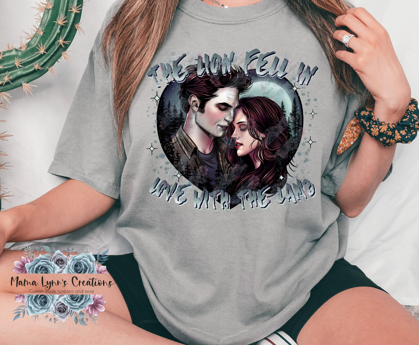 Lion In Love With The Lamb DTF Print