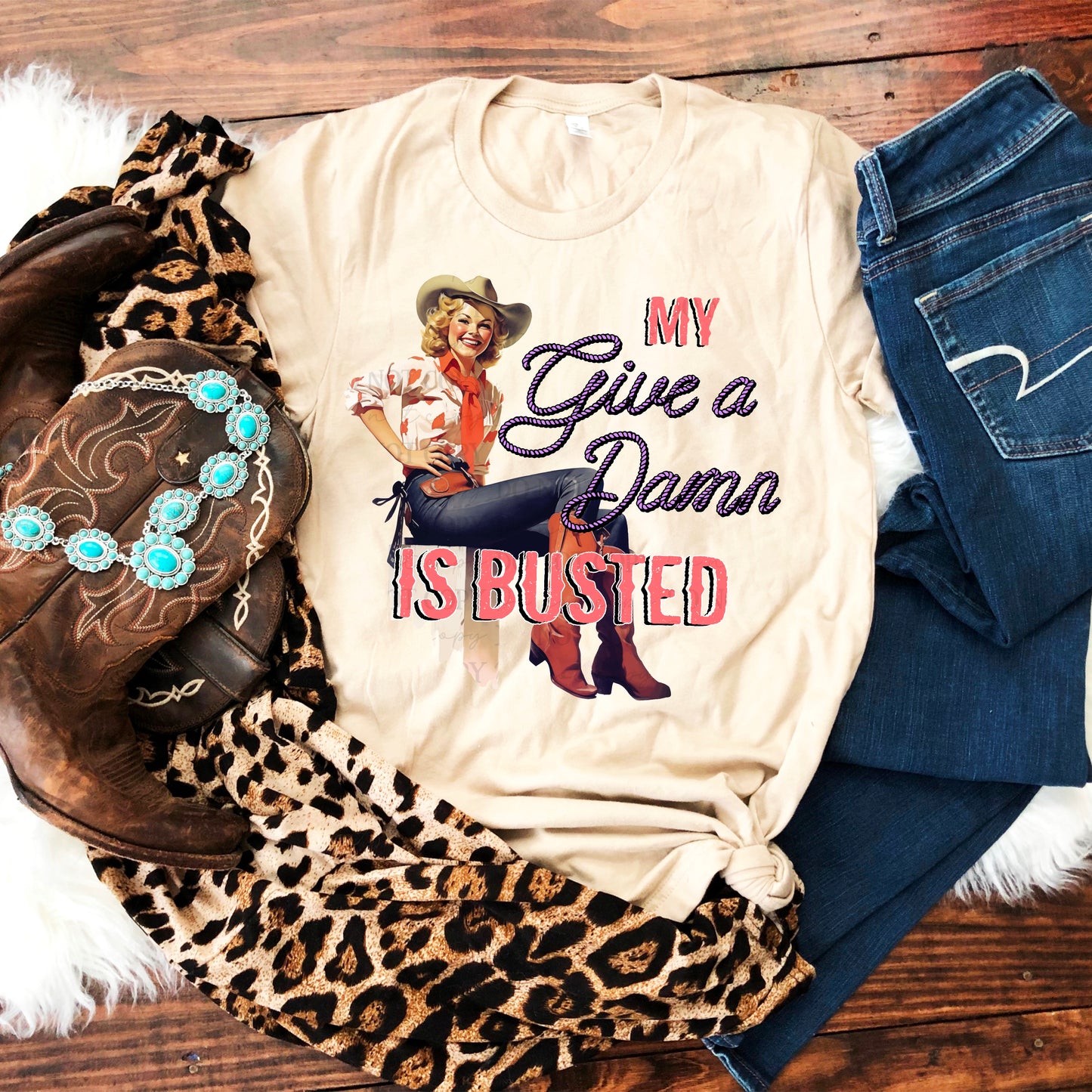 My Give A Damn Is Busted DTF Print