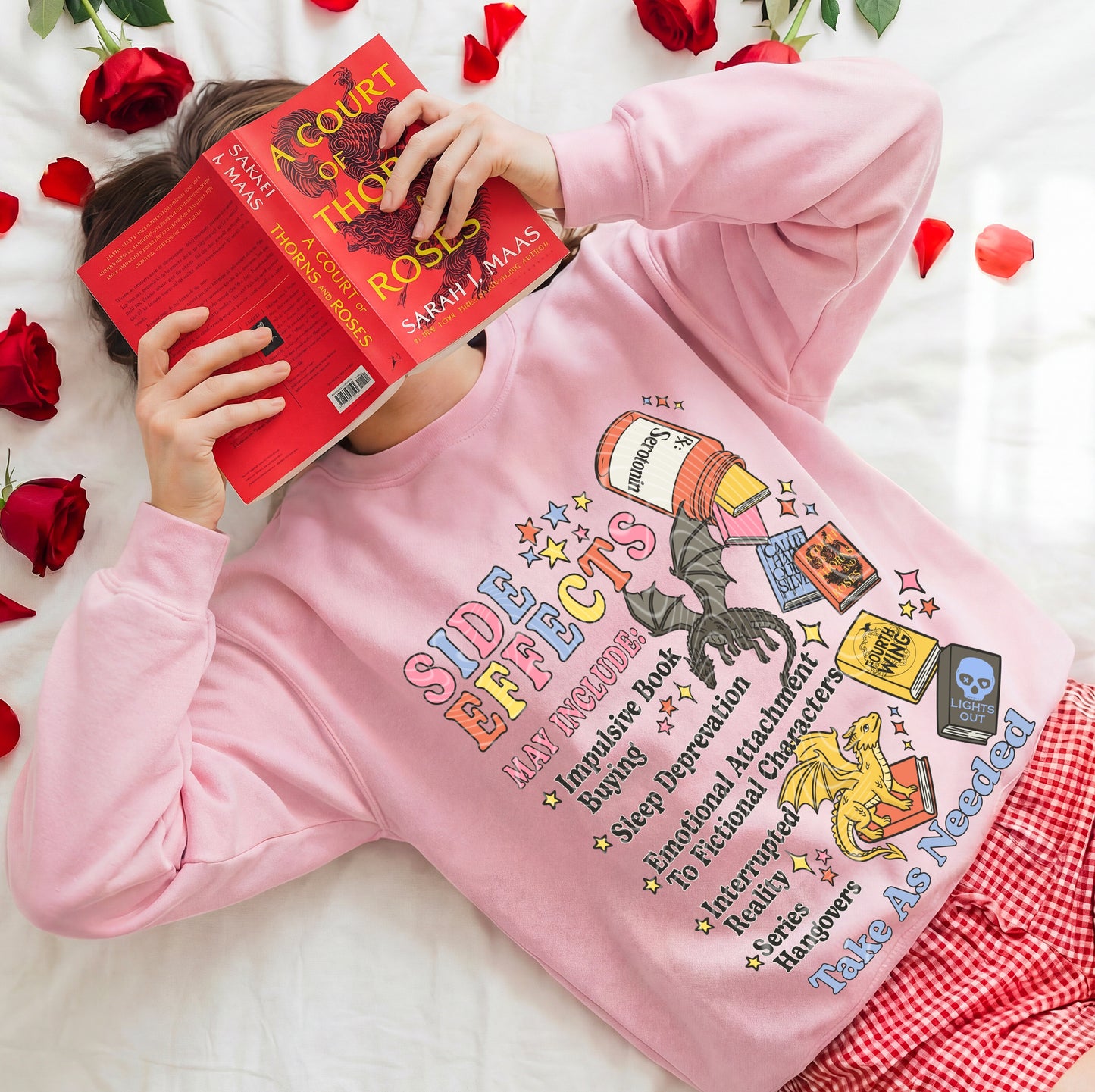 Book Side Effects DTF Print