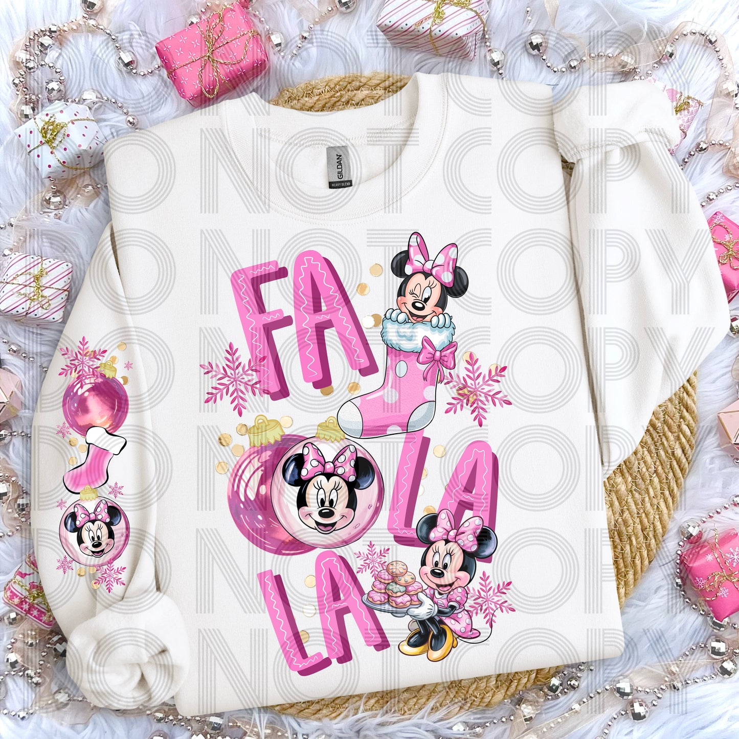 Fa La La Girl Mouse DTF Prints