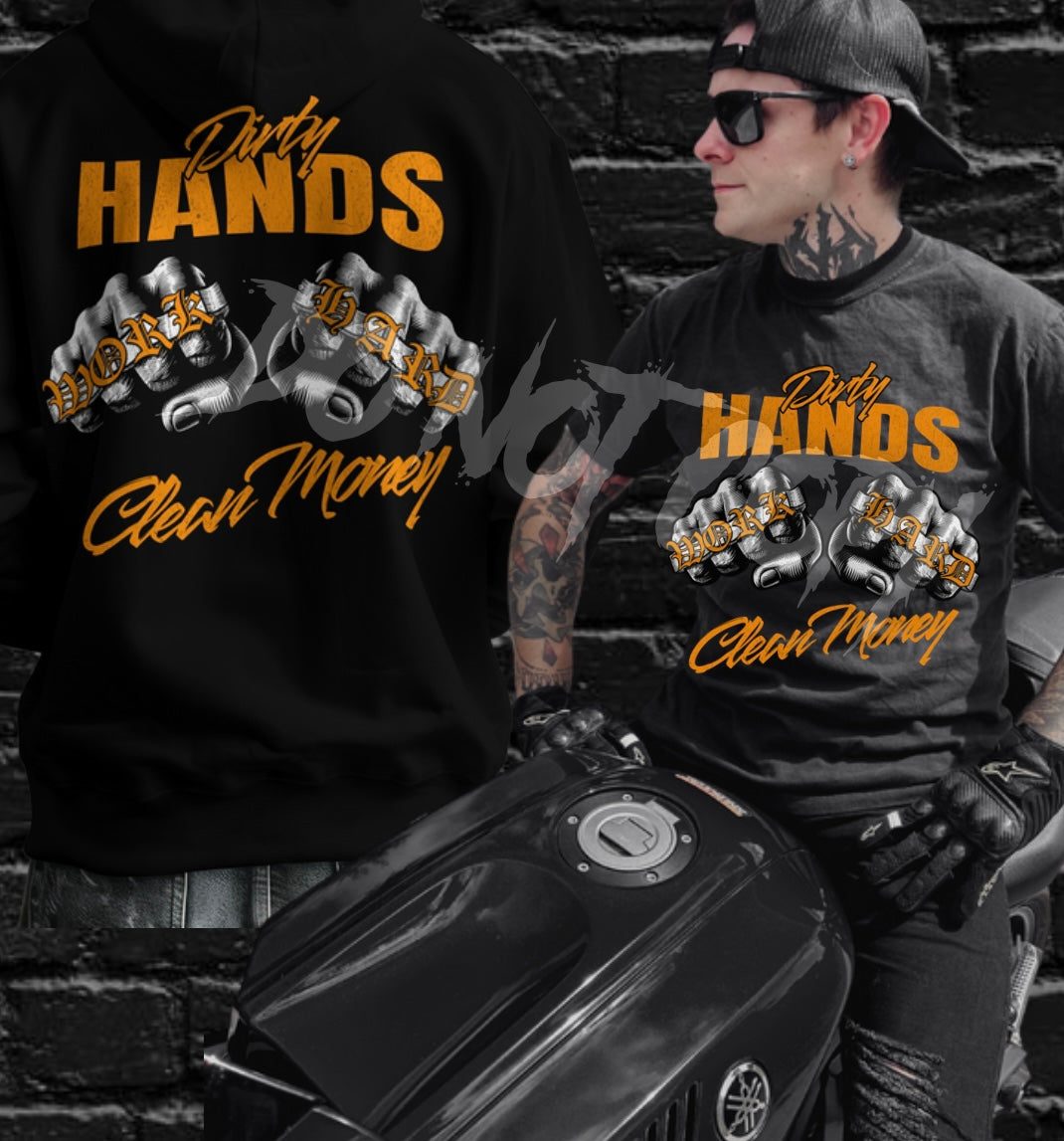 Dirty Hands Clean Money DTF Print