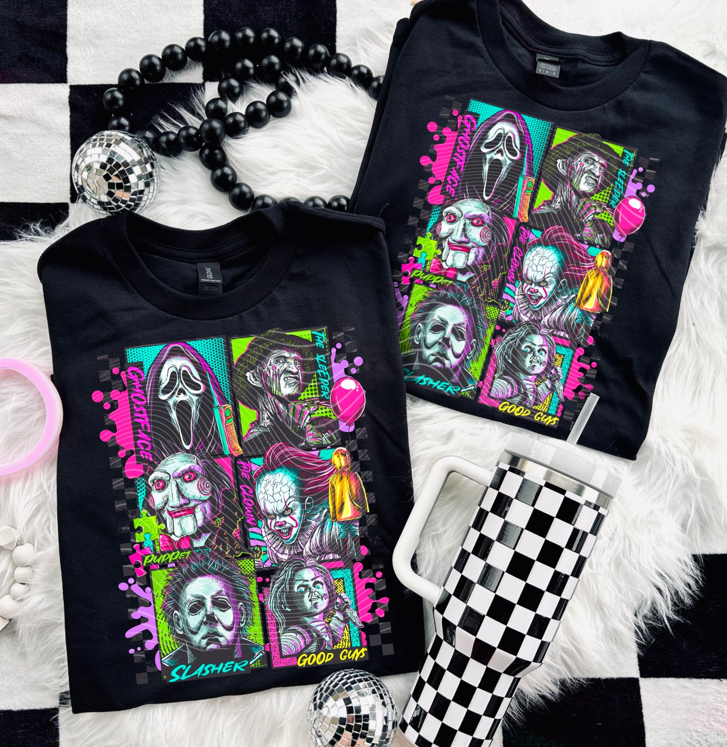Horror Squad (With Names) DTF Print
