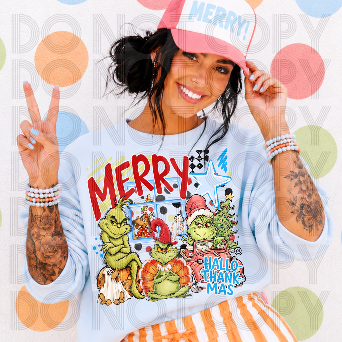 Merry Hallo-Thank-Mas DTF Print
