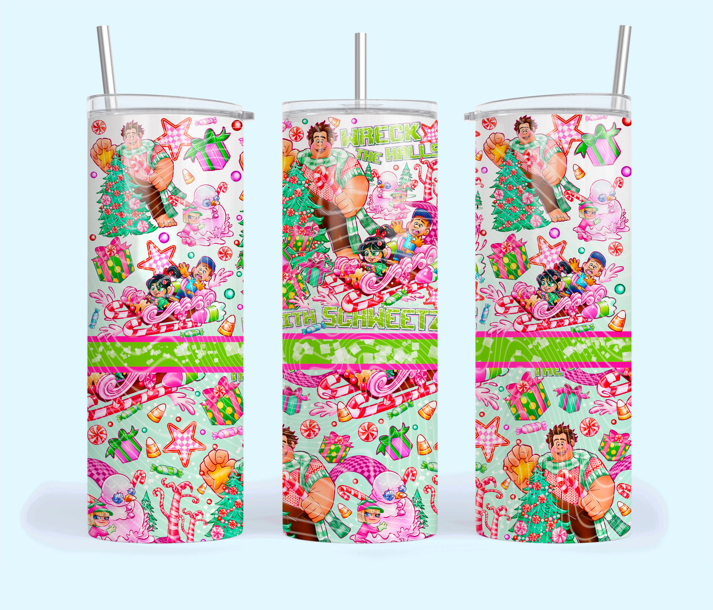 Wreck The Halls With Schweetz Tumbler Wrap
