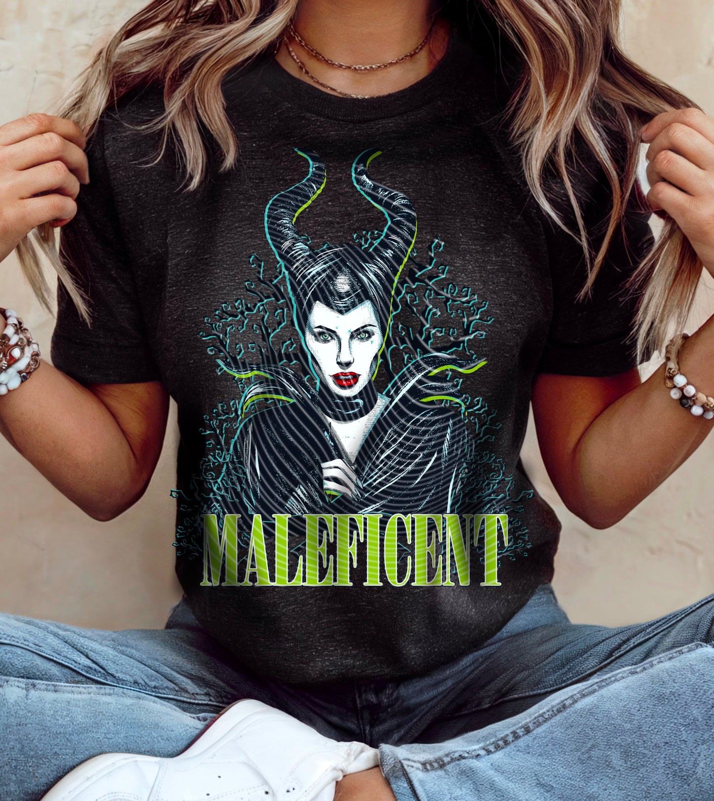 Maleficent (Green) DTF Print