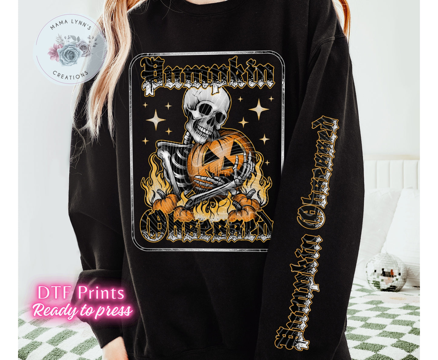Pumpkin Obsessed DTF Print