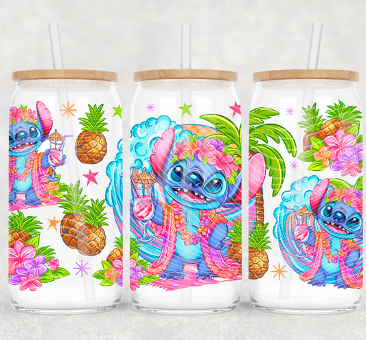 5 O’Clock Somewhere 16 oz Glass Can Wraps