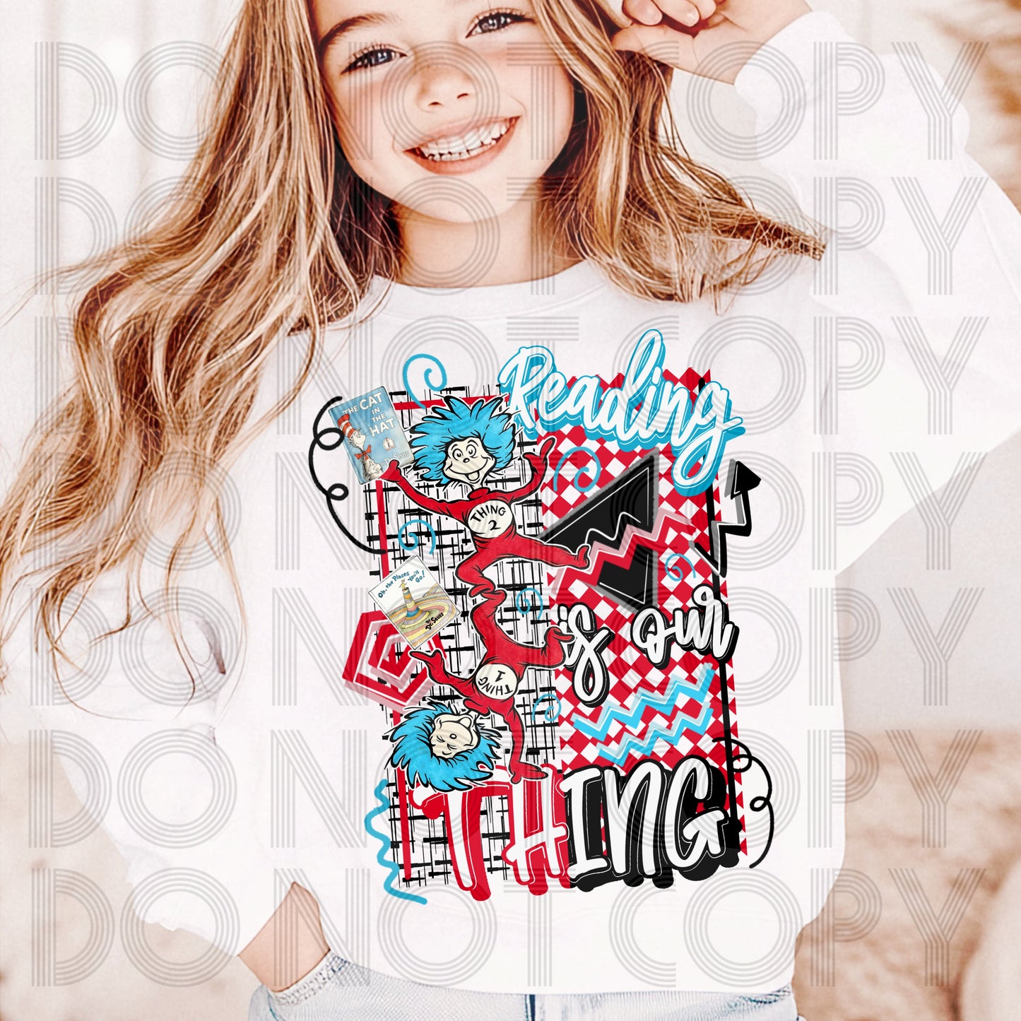 Reading Is Our Thing DTF Prints