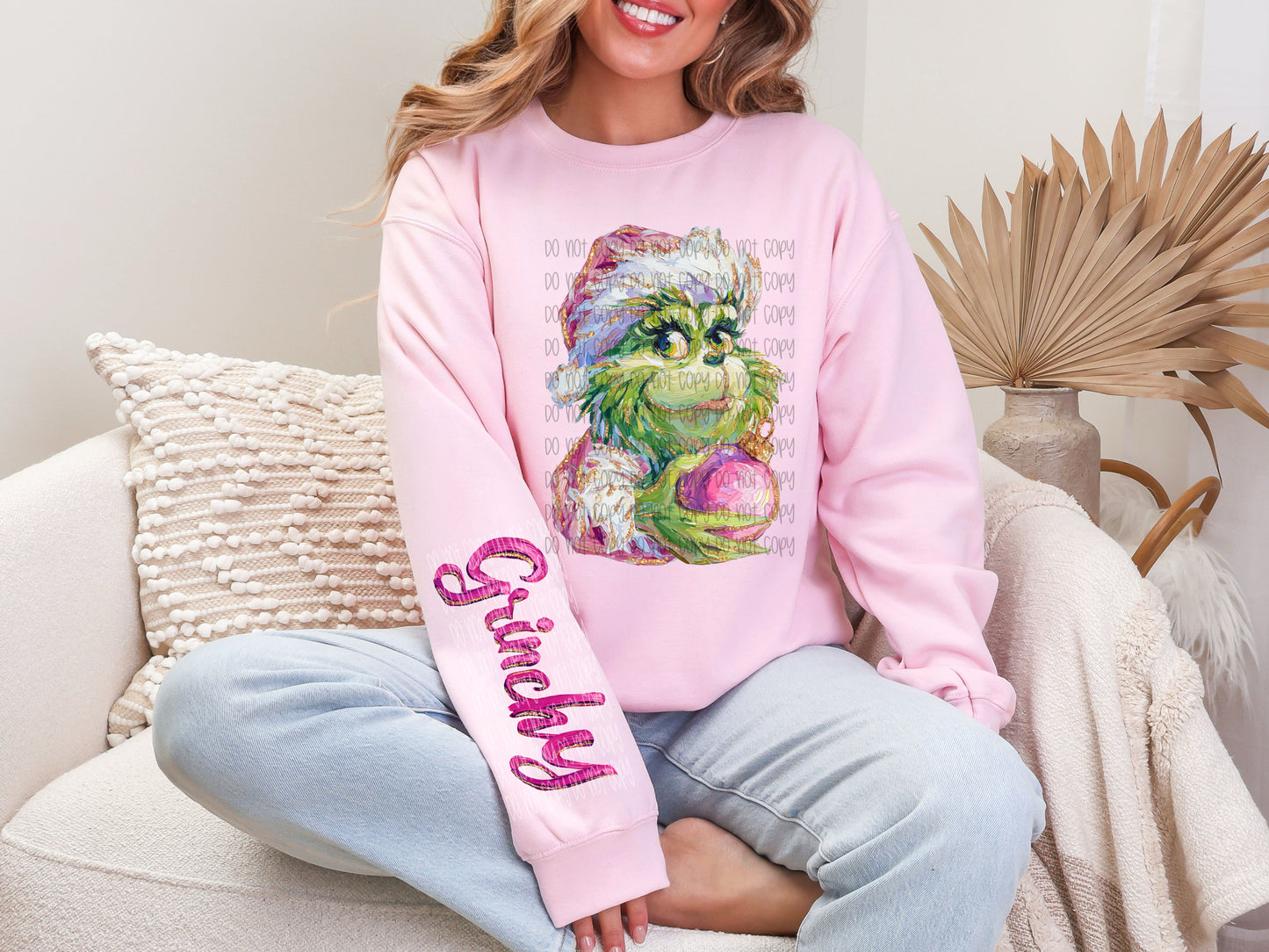 Grinchy Painting (Faux Paint) DTF Print