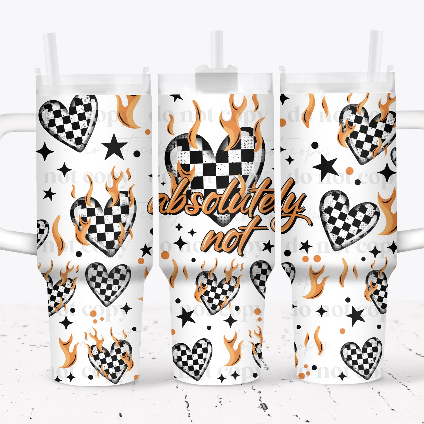 Absolutely Not 40 oz Tumbler Prints