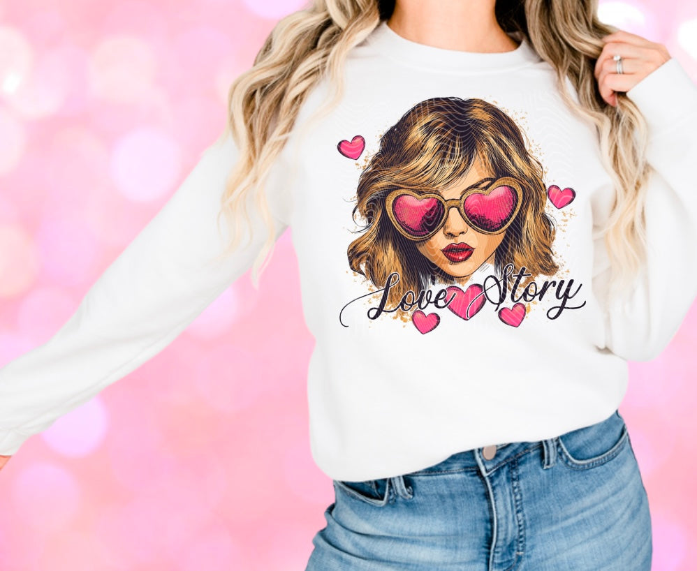 Love Story DTF Print