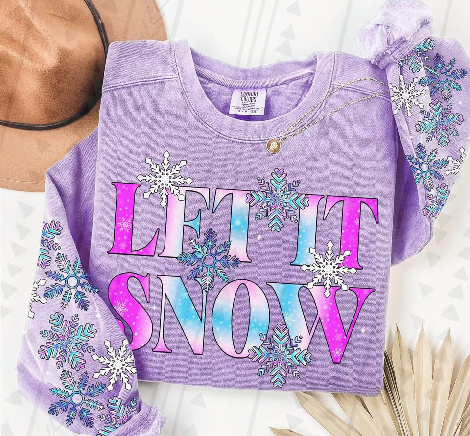 Let it Snow DTF Print
