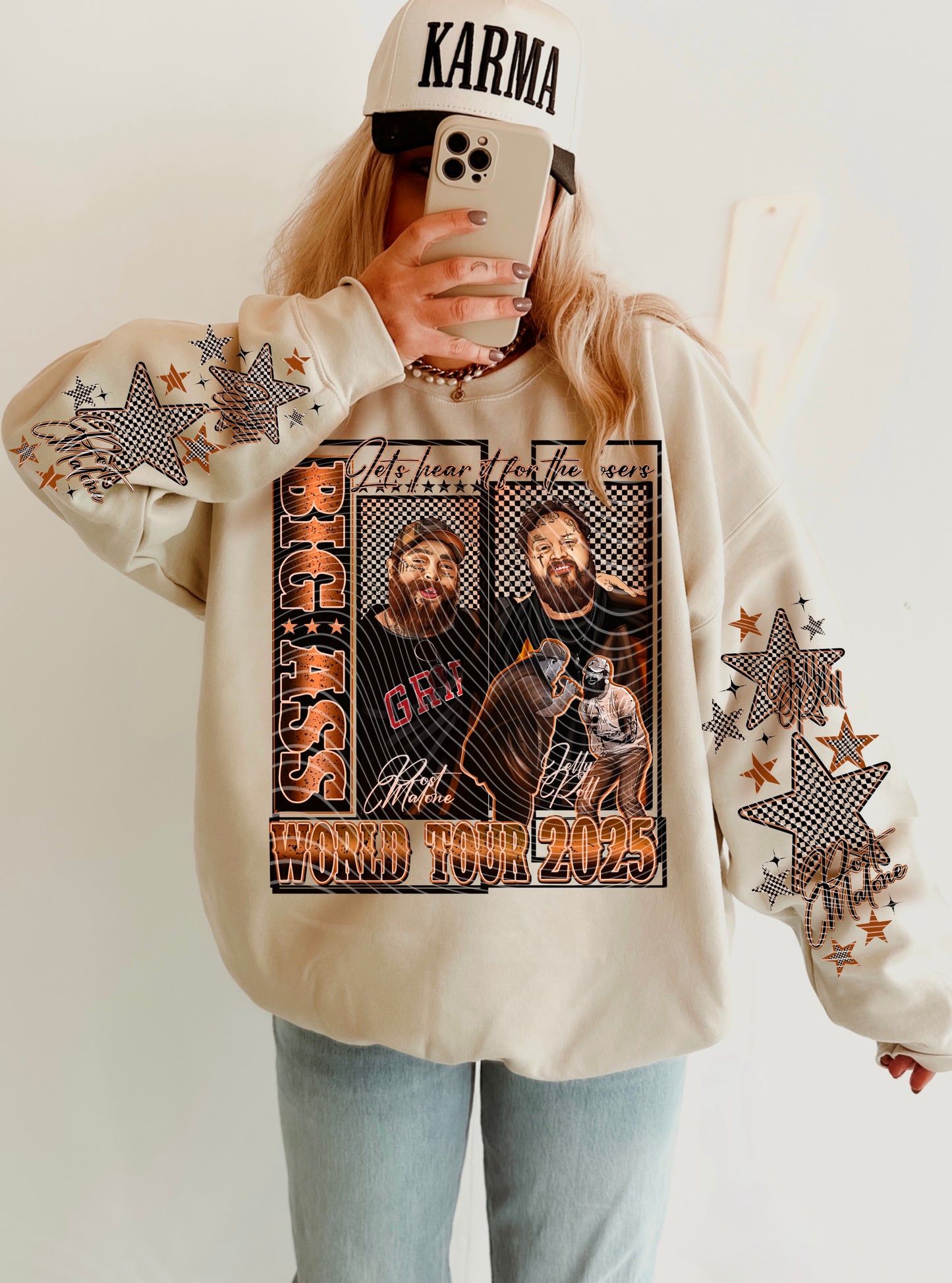 Big Ass World Tour 2025- Double Sleeve DTF Print