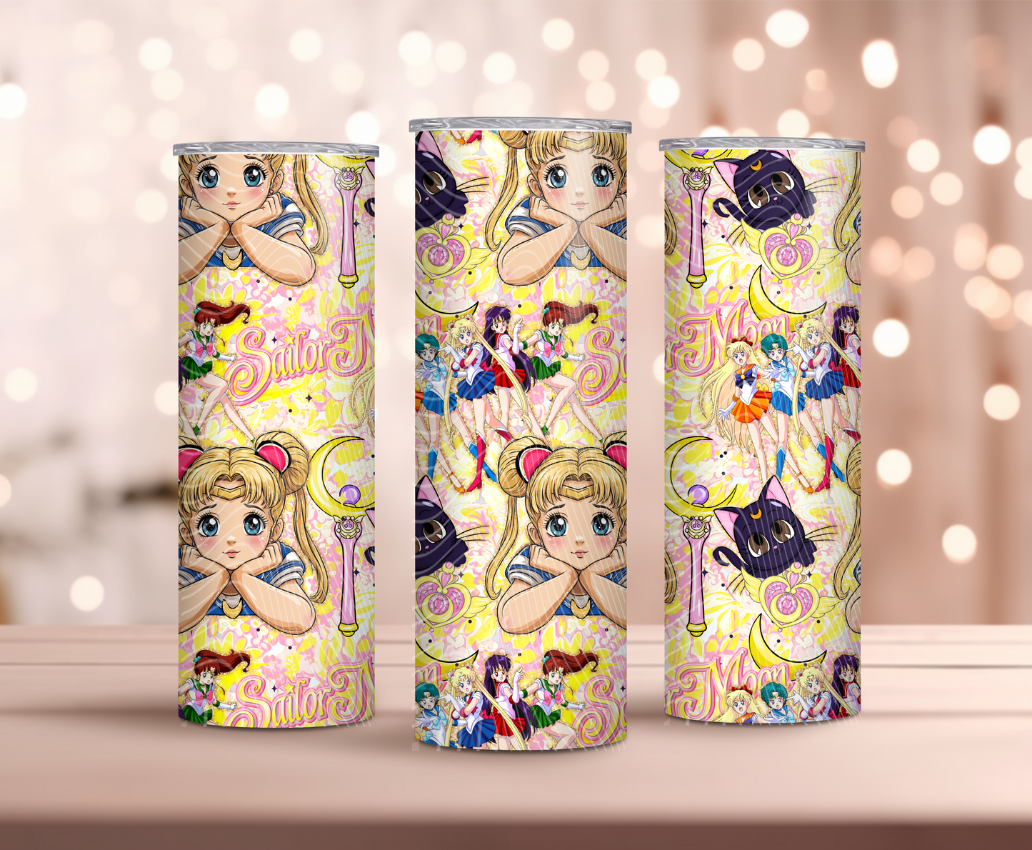 Polaroids Sailor Princess Tumbler Wrap