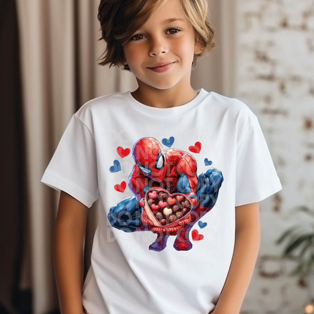 Spidey Valentines DTF Print