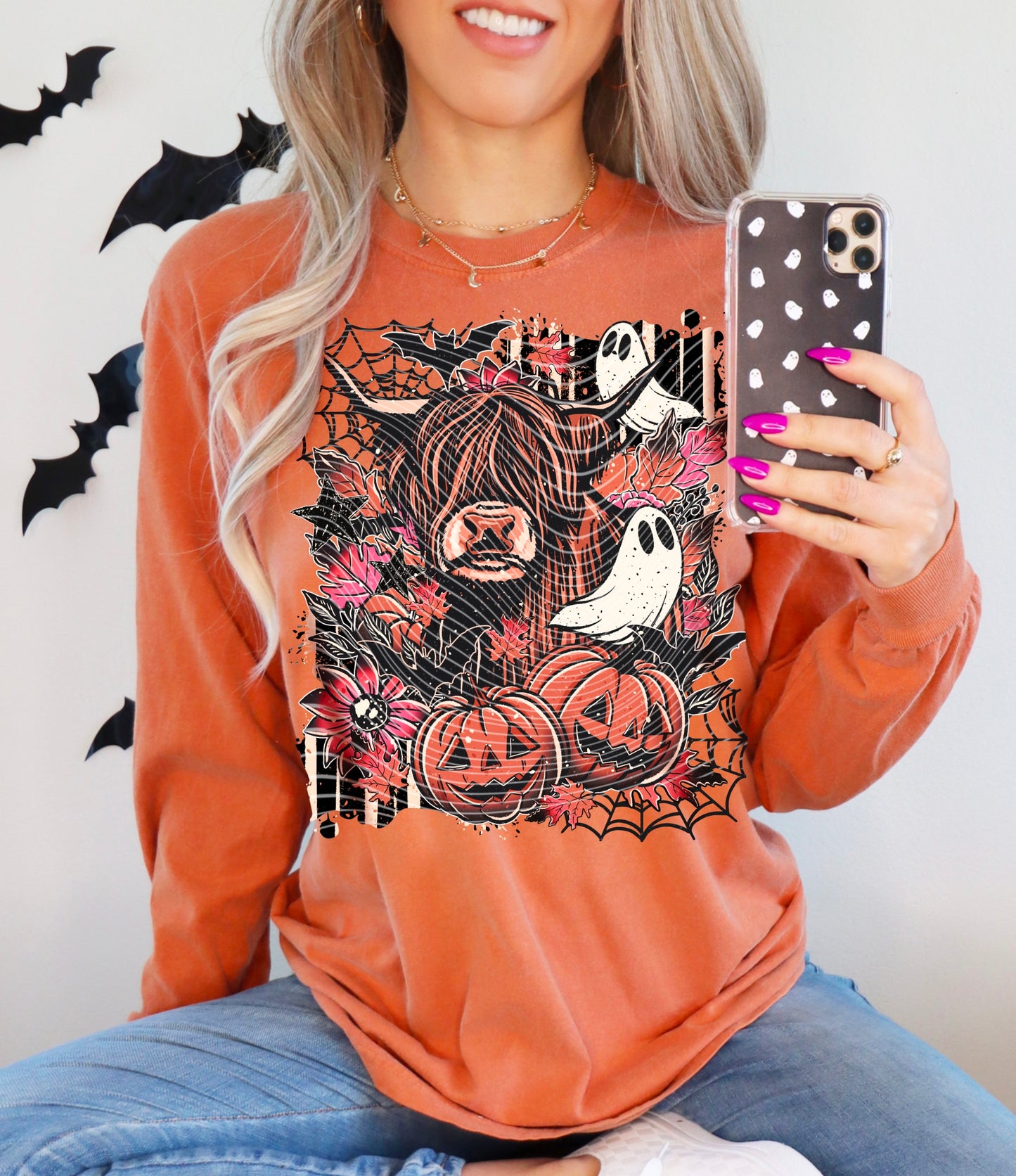 Spooky Cow DTF Prints