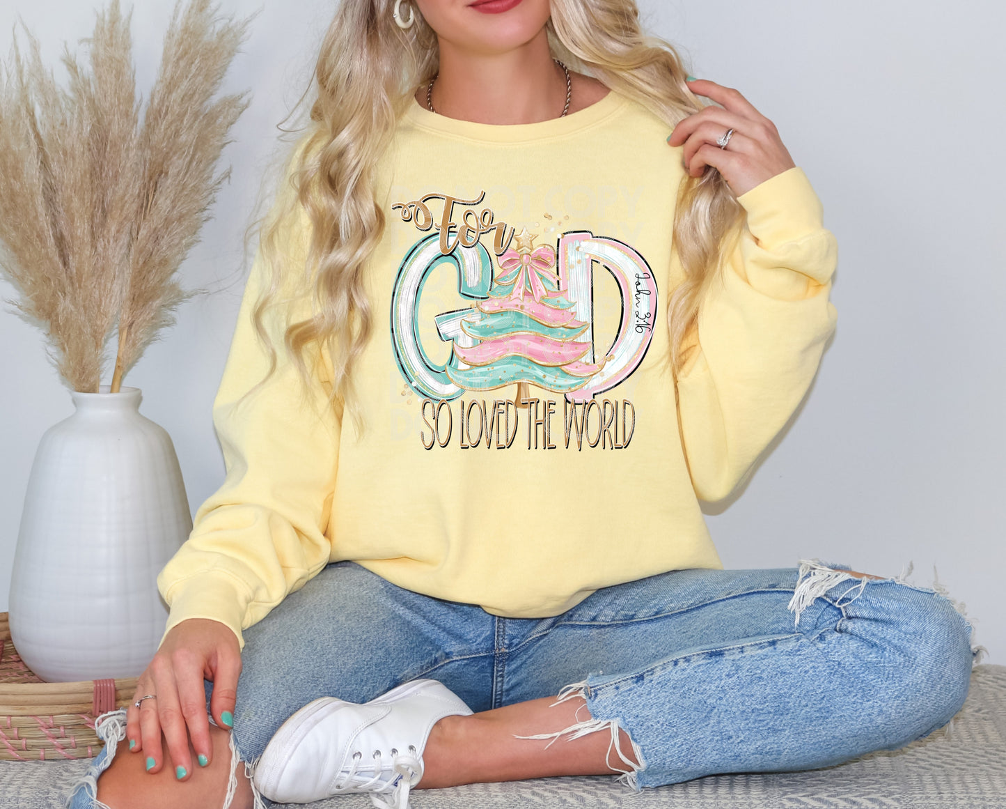 For God So Loved The World DTF Print